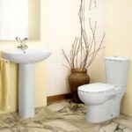 طقم حمام اكو مرحاض و حوض 60 سم كامل من ديورافيت