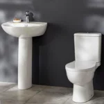 طقم ميكافيت نوسو مرحاض بالدش و السيديلى والخزان بالماكينة و حوض 55 × 44 سم كامل من ميكافيت